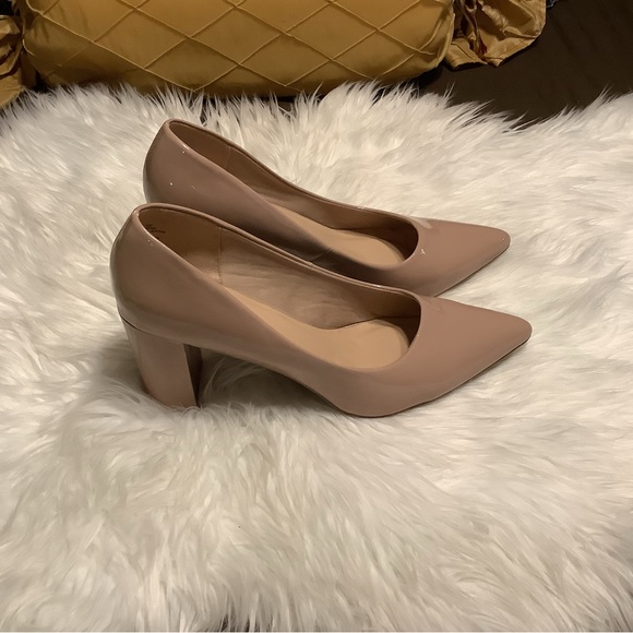 Tan Dominique Nicolle pumps - Picture 5 of 8